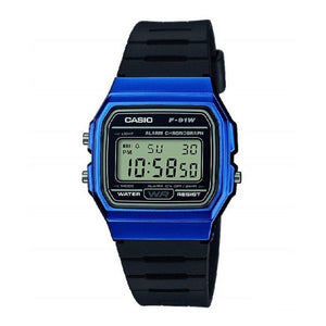 Reloj Casio Clasico F91wm-2 Vintage Azul Original